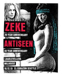 ZEKE/ANTiSEEN 50 years of Punk Show Flier(Large)