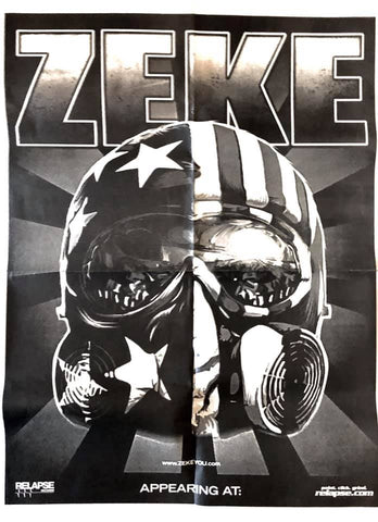 Rare ZEKE Till The Living End Tour Posters (Relapse Record Mailout)